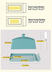 img 2 attached to 🧈 Versatile Butter Dish Lid Knife Spreader: Convenience meets functionality!