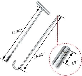 img 1 attached to 🔧 N/A SCOTTCHEN PRO 5th Wheel Pin Puller: 32" Solid Steel with Chrome Plating for Heavy-Duty Usage - 1 Pack