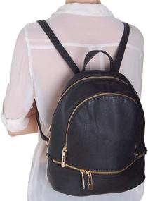 img 3 attached to 🎒 Fashionable Leather Backpack by Humble Chic: Amp up Your Style