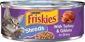 img 4 attached to 🦃 Purina Friskies Gravy Wet Cat Food: Turkey & Giblets in Gravy - (24) 5.5 oz. Cans