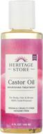 heritage products 0076970221042 castor oil logo