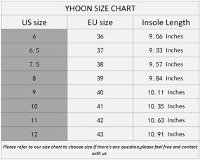 img 3 attached to 👟 YHOON Women's Slip-On Walking Shoes - Lightweight Tennis Sock Sneakers