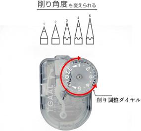 img 2 attached to Точилка для карандашей KUTSUWA Hi LiNE T'GAAL с углом наклона - улучшите свою SEO