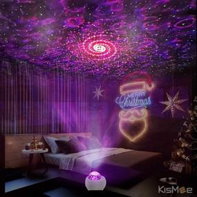 img 2 attached to Immerse in Stellar Serenity: Galaxy Star Light Projector with Hi-Fi Stereo Speaker for Bedroom, Party & Home Theatre