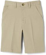 french toast front stretch short: premium boys' shorts for comfort and style logo