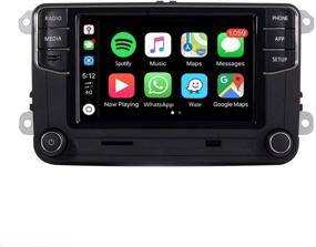 img 4 attached to 🚗 Автомобильное радио Amzparts RCD360 RCD330 с Carplay и Android Auto: Golf 5 6 MK5 MK6 Polo Passat B6 B7 CC Tiguan - совместимое! 6RD 035 187B