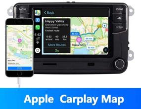 img 3 attached to 🚗 Автомобильное радио Amzparts RCD360 RCD330 с Carplay и Android Auto: Golf 5 6 MK5 MK6 Polo Passat B6 B7 CC Tiguan - совместимое! 6RD 035 187B