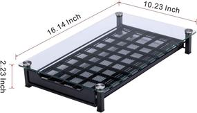 img 2 attached to Originaline Rice Rat Coffee Pod Storage Drawer Organizer - Crystal Tempered Glass, Holds up to 50 Pods