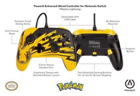 img 3 attached to 🎮 Enhanced Wired Controller for Nintendo Switch - Pikachu Lightning - PowerA - Nintendo Switch