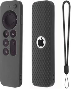 img 4 attached to Compatible With Apple TV 4K Siri Remote 2021 Silicone Cover Television & Video