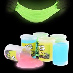 img 4 attached to 🌟 Glow in the Dark Slime Assortment for Kids: Kidsco Delights!