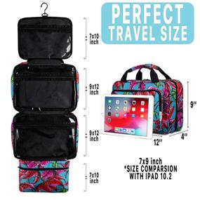 img 2 attached to 👜 Ultimate Large Travel Cosmetic Bag: Top-notch Versatility for Travel Accessories