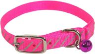 hamilton reflective cat 🐱 safety collar, 3/8-inch x 10-inch logo