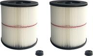 🔍 atxkxe wet/dry vacuum cleaner air cartridge filter (2 pack) compatible with craftsman 17816 filter логотип