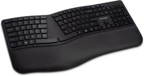 img 4 attached to Enhanced Black Kensington Pro Fit Ergonomic Wireless Keyboard (Model K75401US) for Optimal Comfort and Functionality