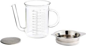 img 3 attached to HIC Harold Import Co Glass 32 Ounce Gravy Strainer: Efficient Kitchen Tool for Perfectly Smooth Gravy