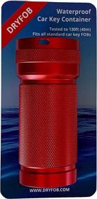 img 4 attached to 🔒 Waterproof Car Key FOB Container: DRYFOB Case & Holder for Scuba Diving and Watersports. Made of Tough Aluminum. Rated up to 130ft/1hr