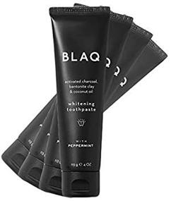 img 1 attached to BLAQ 4X Pack Whitening Toothpaste for Enhanced Oral Brightness