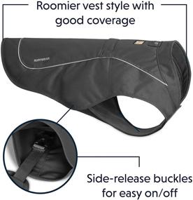 img 1 attached to 🐾 RUFFWEAR Overcoat: The Ultimate Water Resistant Cold Weather Jacket for Dogs - Fleece Lined Warmth and Protection!