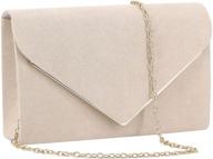 🌟 dazzling clutch: naimo evening detachable women's handbags & wallets - stylish and versatile logo