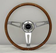 🔥 nrg steering wheel classic wood grain chrome spokes 365mm: the perfect combination of style and functionality - part# st-065 logo
