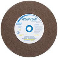 premium norton grinding wheel: gemini bench & pedestal aluminum oxide grinder wheel - medium grit (8 inch) - 1 pack logo