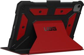 img 1 attached to 🔥 URBAN ARMOR GEAR UAG iPad Air 10.9-inch (4th Gen, 2020) Case: Metropolis Folio - Slim, Heavy-Duty Tough, Multi-Viewing Angles Stand - Military Drop Tested - Rugged Protective Cover (Magma)