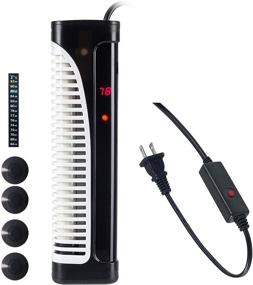 img 4 attached to 🐠 HITOP 500W Aquarium Heater: Submersible Fish Tank Heater with Temperature Display for 100-200 Gallon Tanks