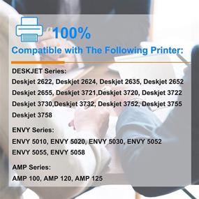 img 3 attached to 🖨️ GREENCYCLE Re-Manufactured Replacement Ink Cartridge for HP 65XL N9K04AN - Compatible with Envy 5055 5052 5058 Deskjet 2655 2652 2622 3720 3730 3752 3758 All-in-One Printer (Black, 1 Pack)