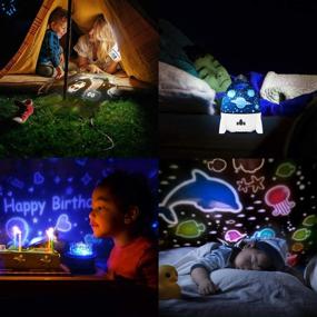 img 1 attached to 🌟 Magical Starry Night Light Projector for Kids - Create Enchanting Bedroom Ambiance with 7 Lighting Modes & Remote Control