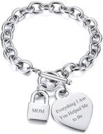 vnox everything daughter stainless bracelet logo
