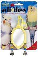 🪞 jw pet company activitoy fancy mirror toy for small birds - assorted colors logo