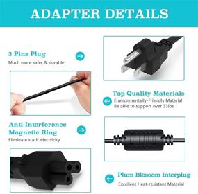 img 2 attached to 🔌 65W Acer Laptop Charger AC Adapter for Aspire R7-572, V3, V5-122P, V5-571, V5-122P-0408, V5-431PG, Iconia Tablet, TravelMate5744Z, Chromebook C710-2847, C710-2856, Extensa 5620 - Power Supply with Cord