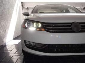 img 1 attached to Улучшите свой Volkswagen Passat: безошибочные ксеноновые лампы 7440 CREE LED для DRL - iJDMTOY (2) совместимы с шиной данных CANbus (2012-2015)