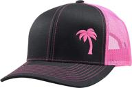 lindo trucker hat - palm tree collection logo