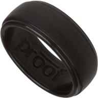 💪 enhanced seo: black men's silicone wedding ring - proven quality logo
