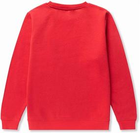 img 3 attached to 👕 DOTDOG Brushed Crewneck Pullover Sweatshirt: Stylish Boys' Clothing, Hoodies & Sweatshirts