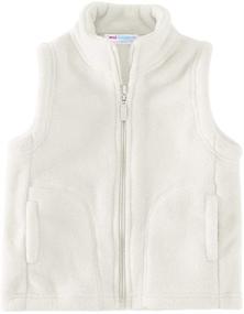 img 4 attached to LittleSpring Boys' Fleece Zip-Up Vests - Ideal Jackets & Coats for Kids