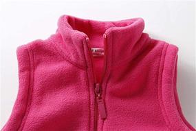 img 2 attached to LittleSpring Boys' Fleece Zip-Up Vests - Ideal Jackets & Coats for Kids