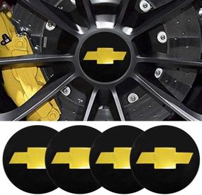 img 4 attached to JYHZY 4 PCS 56Mm Wheel Center Cap Sticker Wheel Emblem Badge Logo Stickers Wheel Hub Caps Center Cover ABS Material Fit Chevrolet Wheel Center Accessories (Chevrolet)