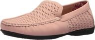 👞 stacy adams cicero perforated driving shoes for men: loafers & slip-ons logo