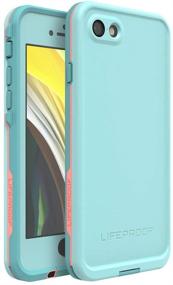 img 4 attached to LIFEPROOF FRĒ SERIES Waterproof Case For IPhone SE (2Nd Gen - 2020) And IPhone 8/7 (NOT PLUS) - Retail Packaging - WIPEOUT (BLUE TINT/FUSION CORAL/MANDALAY BAY)