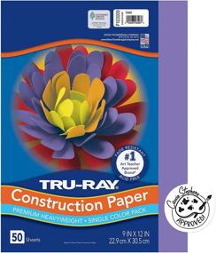 img 4 attached to 📄 SEO-Optimized: Tru-Ray Heavyweight Construction Paper, Violet, 9"x12", 50 Sheets by Pacon