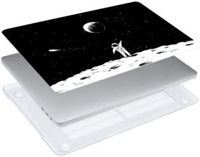 img 1 attached to 🚀 HRH Astronaut PC Plastic Hard Case & Silicone Keyboard Cover for MacBook Pro 16 Inch (A2141) - 2019 Release