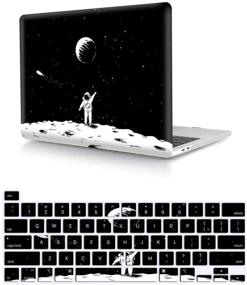 img 4 attached to 🚀 HRH Astronaut PC Plastic Hard Case & Silicone Keyboard Cover for MacBook Pro 16 Inch (A2141) - 2019 Release