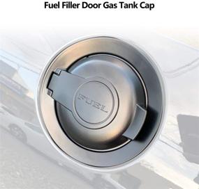 img 3 attached to 🖤 TIKSCIENCE Matte Black Fuel Cap for Dodge Challenger 2008-2019: Stylish and Secure Gas Tank Cap