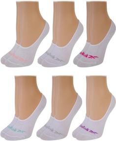 img 4 attached to 🧦 Reebok Women's 6 Pack No Show Liner Socks: Stay Comfortable with Non-Slip Grip!