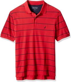 img 1 attached to 👕 Nautica Classic Short Sleeve Striped: Timeless Style with a Nautical Twist