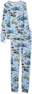 📚 boys' books bed sleeve printed pajama: comfy sleepwear & robes collection logo