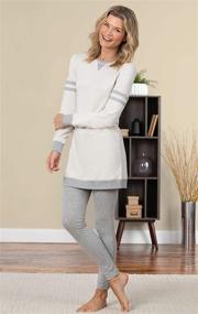 img 2 attached to 👖 Comfy and Stylish: PajamaGram Pajama Leggings for Women - Womens Pajama Sets